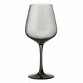 Weinglas 500 ml Rauchgraues Glas mit Stiel für Rotwein